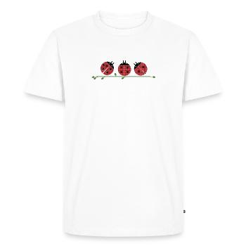Sweet beetle porte-bonheur - T-shirt Premium bio Homme - blanc - Devant - Nico (187cm)