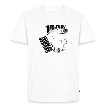 COCKER SPANIEL 100 dogs dog Wilsigns - Men's Premium Organic T-Shirt - white - Front - Nico (187cm)