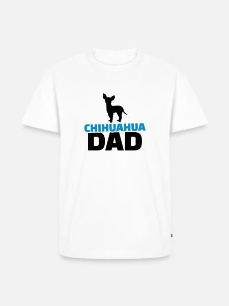 Chihuahua - Männer Premium Bio T-Shirt - Weiß