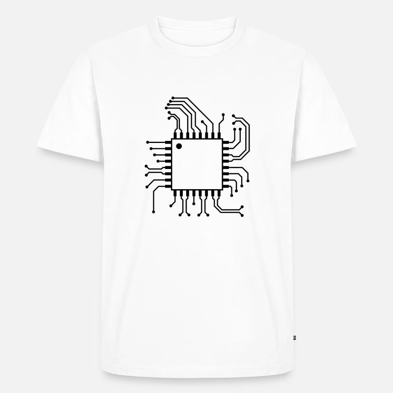 Elektronik Mikrocontroller FPGA Schaltung Elektrot - Männer Premium Bio T-Shirt - Weiß