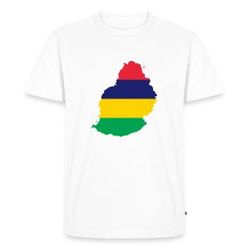 Maurice - T-shirt Premium bio Homme - blanc - Devant - Nico (187cm)