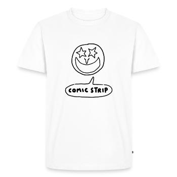 COMIC STRIP - T-shirt Premium bio Homme - blanc - Devant - Nico (187cm)