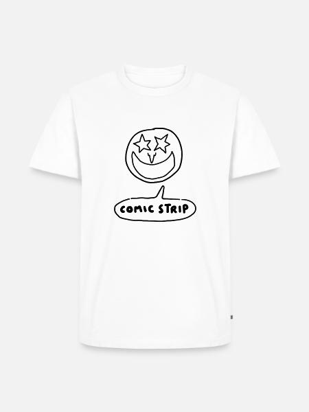 COMIC STRIP - T-shirt Premium bio Homme - blanc