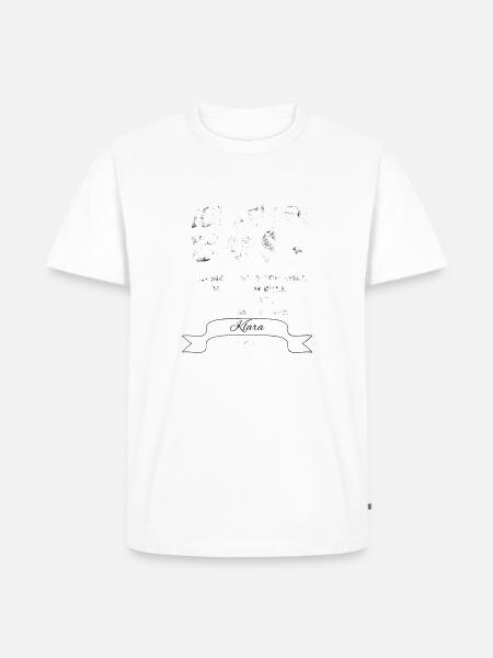 Geschenk Klara - Männer Premium Bio T-Shirt - Weiß