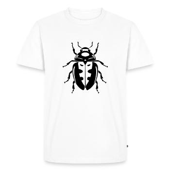 insectes coléoptères - T-shirt Premium bio Homme - blanc - Devant - Nico (187cm)