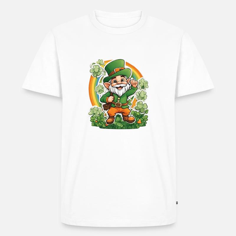 Heiliger Patrick 3 - Männer Premium Bio T-Shirt - Weiß