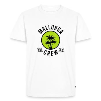 Équipage de Majorque - T-shirt Premium bio Homme - blanc - Devant - Nico (187cm)