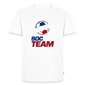Équipe de France de football - T-shirt Premium bio Homme - blanc - Devant - Nico (187cm)