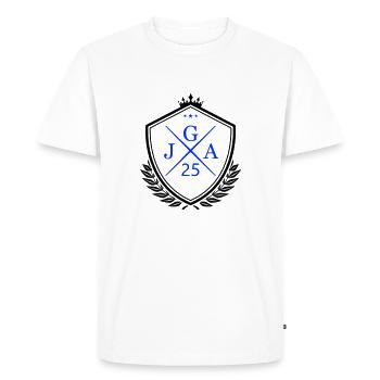 JGA 25 - T-shirt Premium bio Homme - blanc - Devant - Nico (187cm)