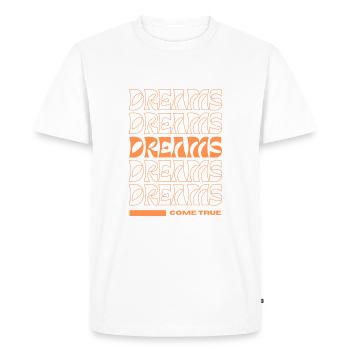 Dreams Come True (Trust Me) - Men's Premium Organic T-Shirt - white - Front - Nico (187cm)
