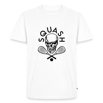 Squash - T-shirt Premium bio Homme - blanc - Devant - Nico (187cm)