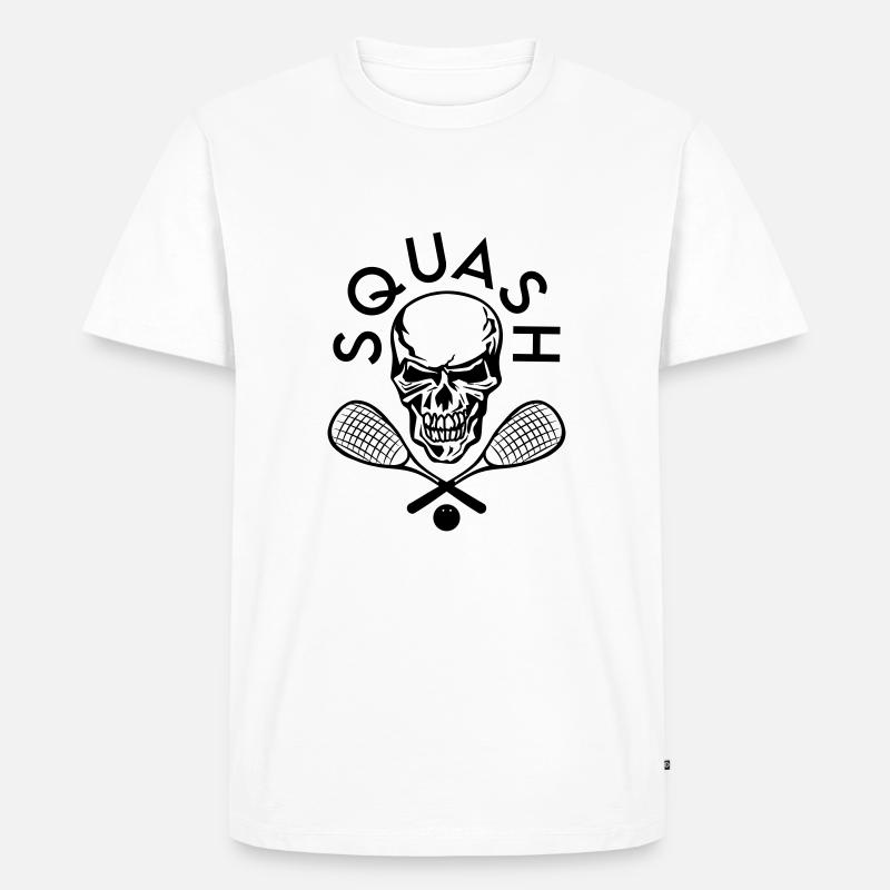 Squash - Männer Premium Bio T-Shirt - Weiß