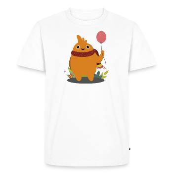 The guy - Men's Premium Organic T-Shirt - white - Front - Nico (187cm)
