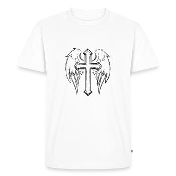 dieu dieu mariage église bible bible église de mariage - T-shirt Premium bio Homme - blanc - Devant - Nico (187cm)