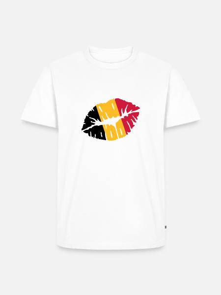 Belgium - Men's Premium Organic T-Shirt - white