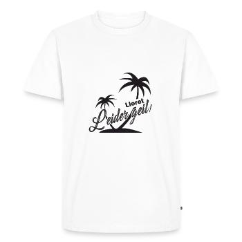 Lloret del mar unfortunately cool - Men's Premium Organic T-Shirt - white - Front - Nico (187cm)