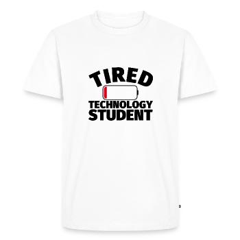Cadeau amusant pour étudiant en technologie - T-shirt Premium bio Homme - blanc - Devant - Nico (187cm)