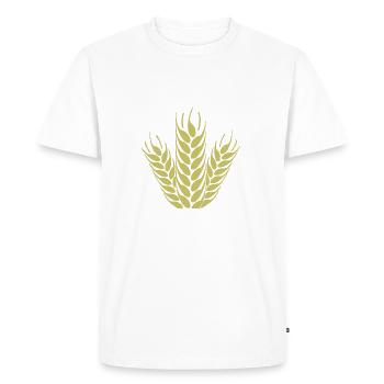 getreide corn cereal wheat weizen veggie gemuese v - T-shirt Premium bio Homme - blanc - Devant - Nico (187cm)