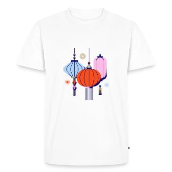Chinese, Asian, China, Japanese, Japan, Cute - Men's Premium Organic T-Shirt - white - Front - Nico (187cm)
