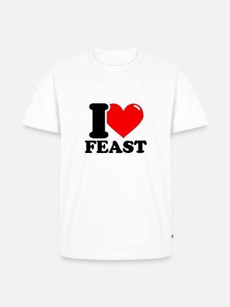 J’aime le festin - T-shirt Premium bio Homme - blanc