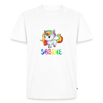 Sabine Einhorn - T-shirt Premium bio Homme - blanc - Devant - Nico (187cm)
