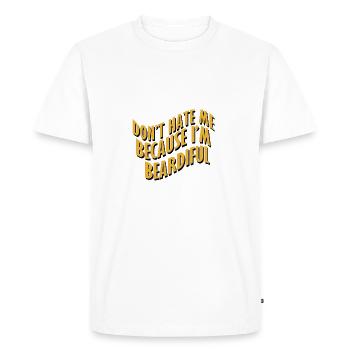 cadeau Bart Barträger Echtermann Poilu - T-shirt Premium bio Homme - blanc - Devant - Nico (187cm)