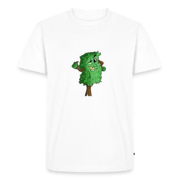 arbre - T-shirt Premium bio Homme - blanc - Devant - Nico (187cm)