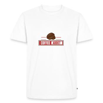 ADICE DE CAFE - T-shirt Premium bio Homme - blanc - Devant - Nico (187cm)