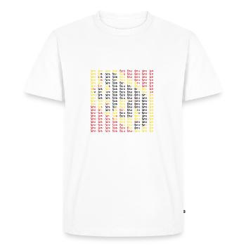 Bern coat of arms design - Men's Premium Organic T-Shirt - white - Front - Nico (187cm)