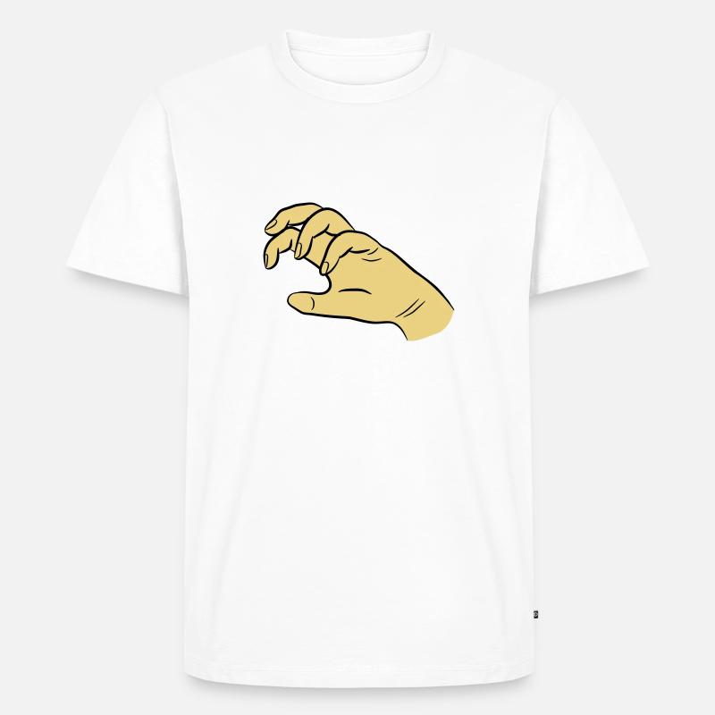 Griffe de la main - T-shirt Premium bio Homme - blanc