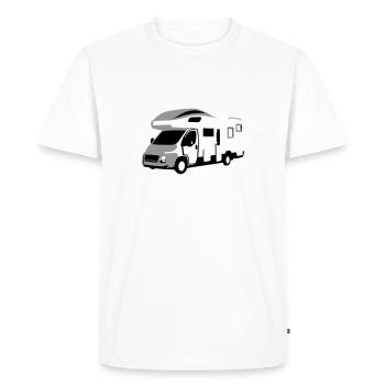 Camper - T-shirt Premium bio Homme - blanc - Devant - Nico (187cm)