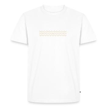 Laid Hanoukka, Hanoukka, fête des lumières, cadeau - T-shirt Premium bio Homme - blanc - Devant - Nico (187cm)