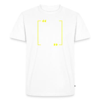 Boxing love - boxer gift idea - Men's Premium Organic T-Shirt - white - Front - Nico (187cm)