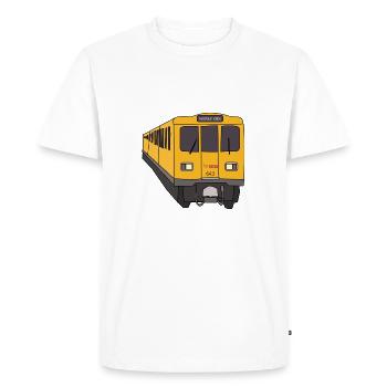 Berlin - T-shirt Premium bio Homme - blanc - Devant - Nico (187cm)