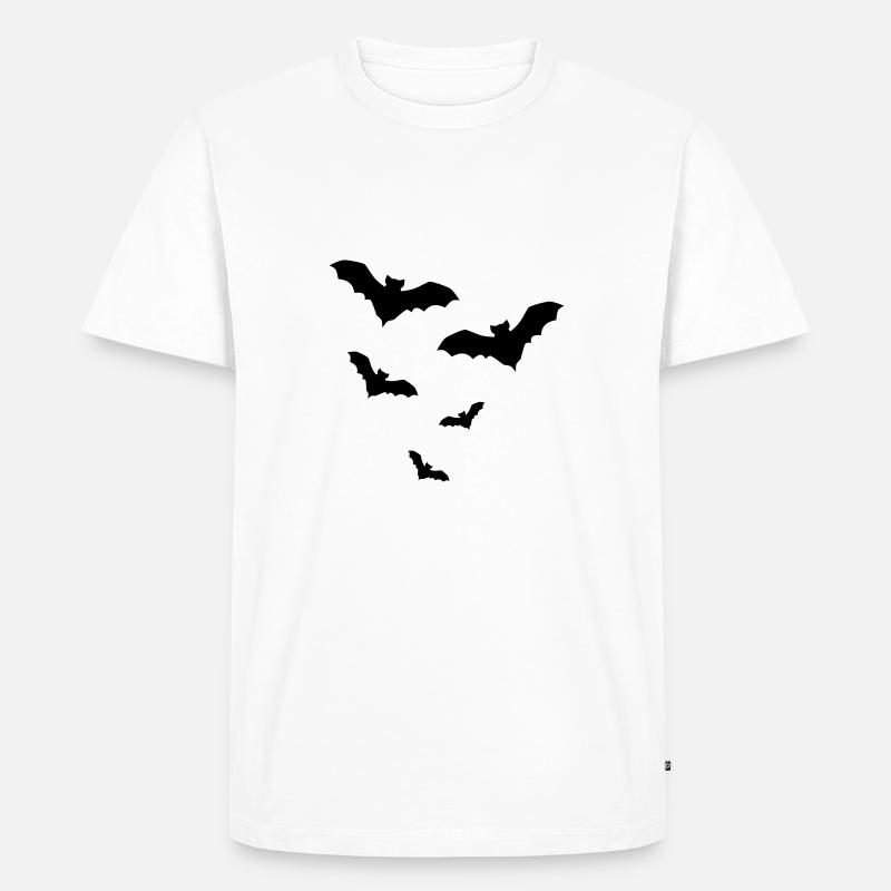 Fledermaus Fledermäuse - Männer Premium Bio T-Shirt - Weiß