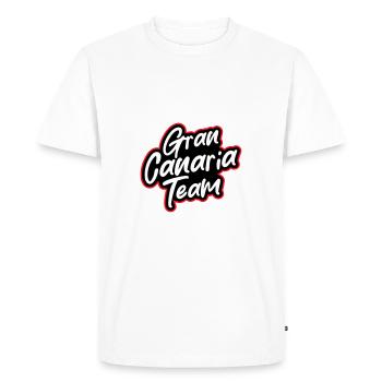 L’équipe de Gran Canaria - T-shirt Premium bio Homme - blanc - Devant - Nico (187cm)