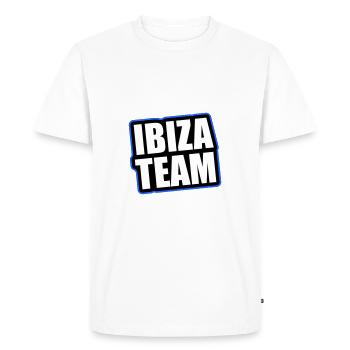 Ibiza Team Travel Holidays - Men's Premium Organic T-Shirt - white - Front - Nico (187cm)