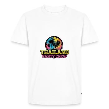 L’équipe de l’équipe de fête en Thaïlande - T-shirt Premium bio Homme - blanc - Devant - Nico (187cm)