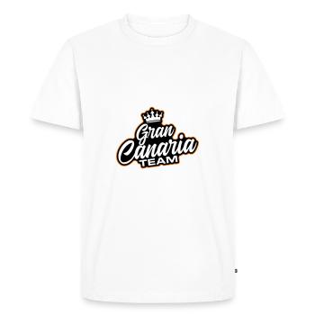 L’équipe de Gran Canaria - T-shirt Premium bio Homme - blanc - Devant - Nico (187cm)