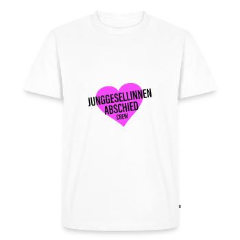 Hen Party Crew - Men's Premium Organic T-Shirt - white - Front - Nico (187cm)