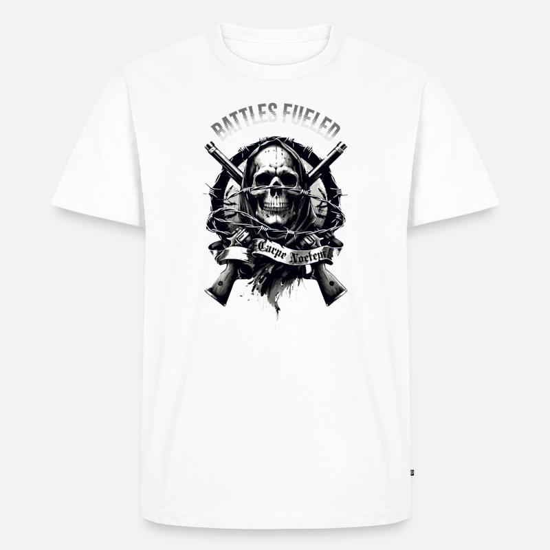 Hunter s Wrath - Männer Premium Bio T-Shirt - Weiß
