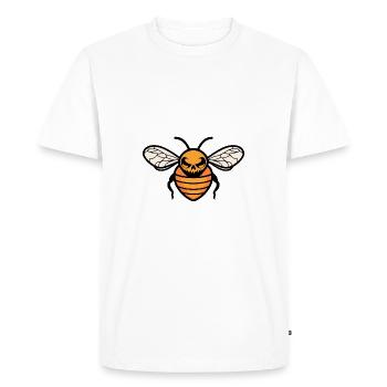 Bee Halloween Animal - Men's Premium Organic T-Shirt - white - Front - Nico (187cm)