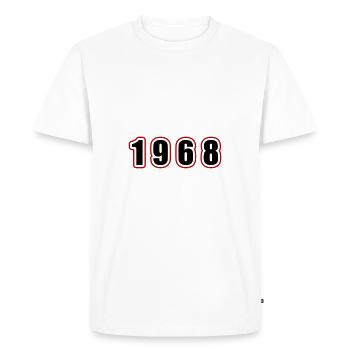 1968 Year Birthday - Men's Premium Organic T-Shirt - white - Front - Nico (187cm)