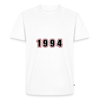 1994 Year Birthday - Men's Premium Organic T-Shirt - white - Front - Nico (187cm)
