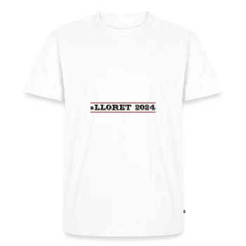 Lloret de Mar 2024 - Men's Premium Organic T-Shirt - white - Front - Nico (187cm)