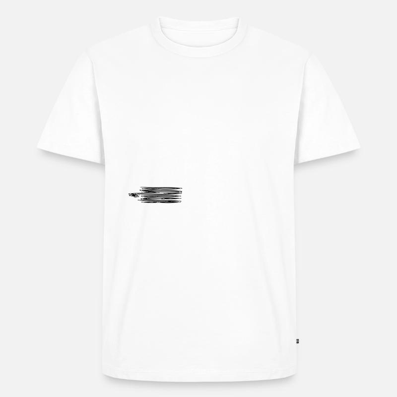 Muay Thai Script - Men's Premium Organic T-Shirt - white
