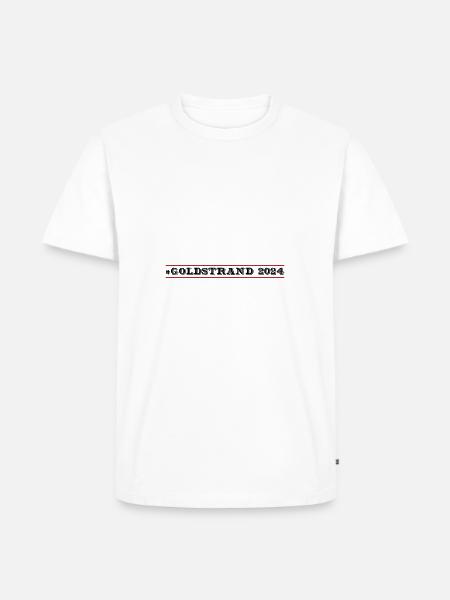 Golden Sands 2024 - Men's Premium Organic T-Shirt - white