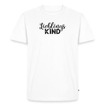 Enfant préféré - noir - T-shirt Premium bio Homme - blanc - Devant - Nico (187cm)
