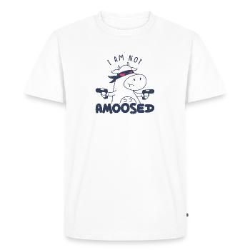 Vache tueuse - T-shirt Premium bio Homme - blanc - Devant - Nico (187cm)