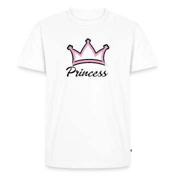 Princesse Crown - T-shirt Premium bio Homme - blanc - Devant - Nico (187cm)